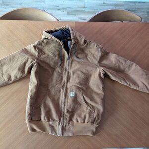 Carhartt Brown Hooded Utility Jacket